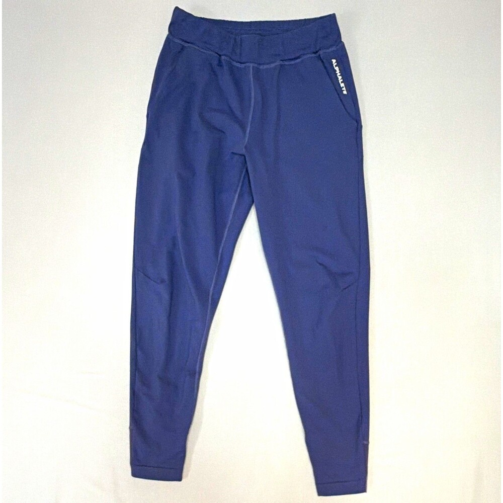 ALPHALETE Women’s gray Jogger Pants M Pull On Elastic Waist 27" Inseam